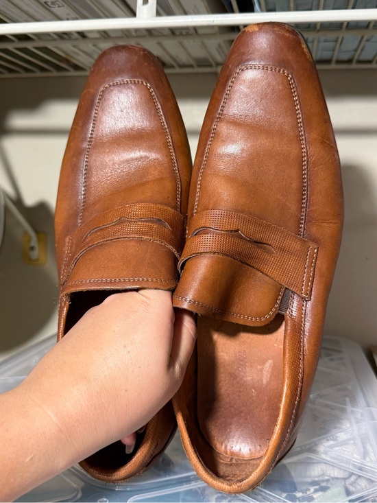 Florsheim Sorrento Men\'s Classic Moc Toe Penny Loafers - Brown Leather Size 9D main image 7